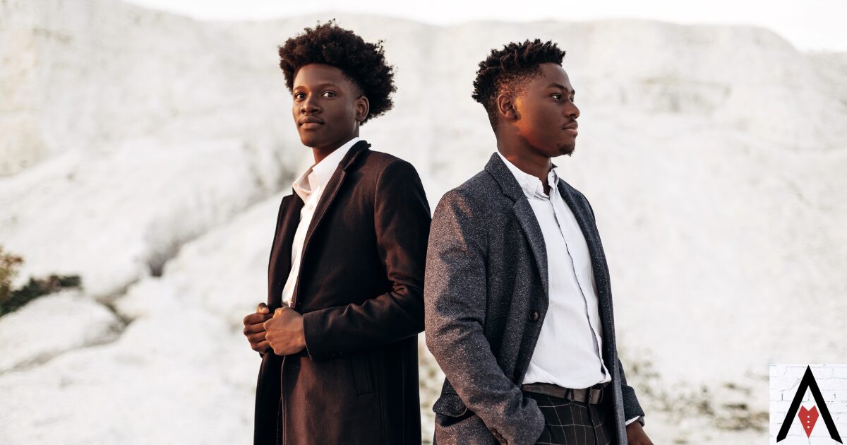 2 men in custom suits by alphasuit